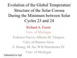 Evolution of the Global Temperature Structure of the Solar