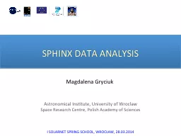 SPHINX DATA ANALYSIS