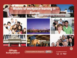 M odels of workplace learning in Europe