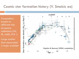 Cosmic star formation history (V.