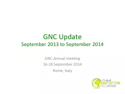 GNC Update