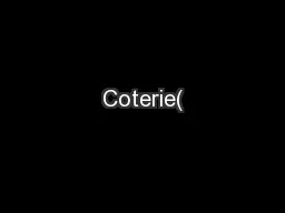 Coterie(