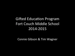 Gifted Education Program