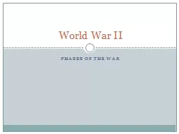 Phases of the War