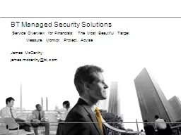 BT Managed Security Solutions