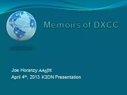 Memoirs of DXCC