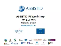 ASSISTID PI Workshop