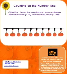 Counting on the Number Line