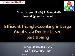 Efficient Triangle Counting in Large Graphs via Degree-base