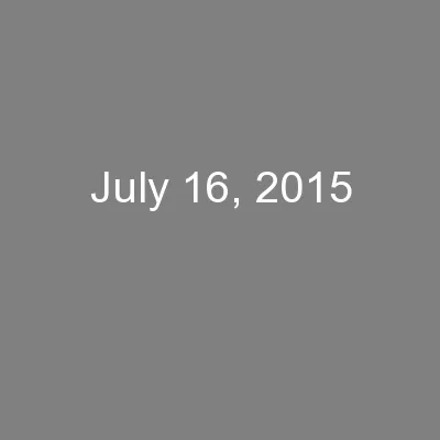 July 16, 2015