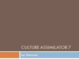Culture assimilator