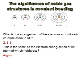 The significance of noble gas structures in covalent bondin