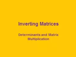 Inverting Matrices