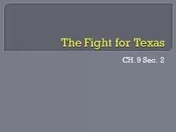 The Fight for Texas