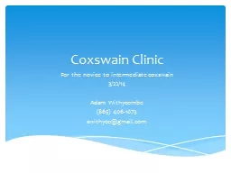Coxswain Clinic