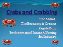 Crabs and Crabbing