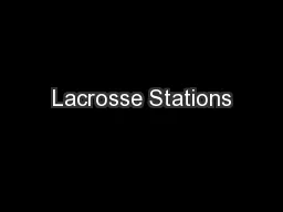 Lacrosse Stations