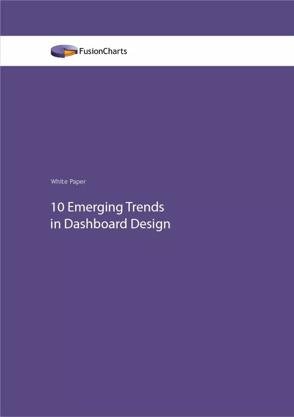 10 Emerging Trends in Dashboard Design