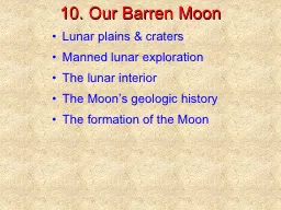 10. Our Barren Moon
