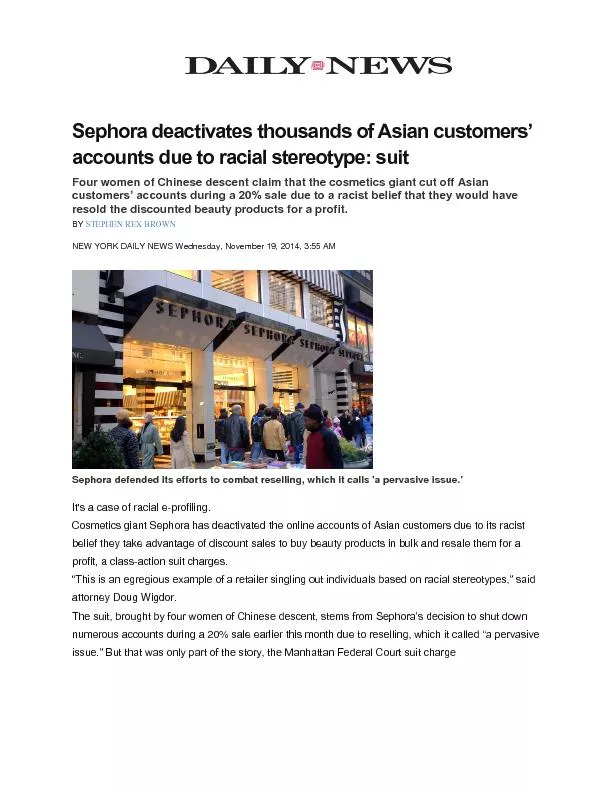 Sephora deactivates thousands of Asian customers’