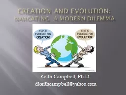 Creation and Evolution: