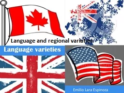 Language and regional variation
