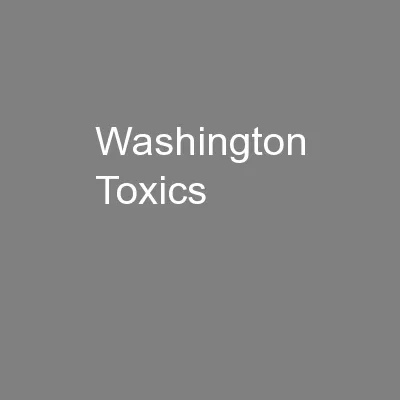 Washington Toxics