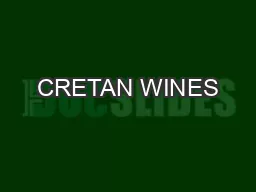 CRETAN WINES