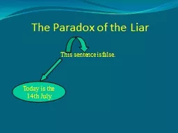 The Paradox of the Liar
