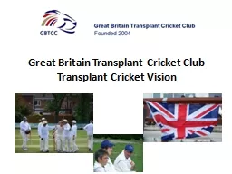 Great Britain Transplant Cricket Club