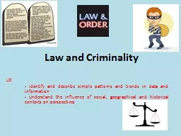 Law and Criminality