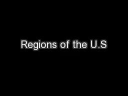 Regions of the U.S