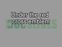 Under the red cross emblem