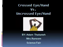 Crossed Eye/Hand