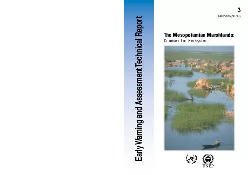 To obtain copies of this publication, please contact:UNEP/DEWA/GRID  G