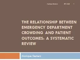 The Relationship Between Emergency Department Crowding and