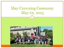 May Crowning Ceremony