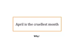 April is the