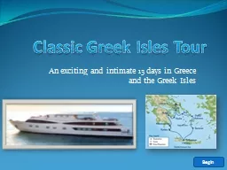 Classic Greek Isles Tour