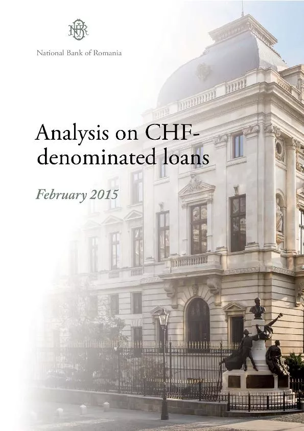 Analysis on CHF-denominated loans*