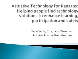 Assistive Technology for Kansans: Helping people find techn