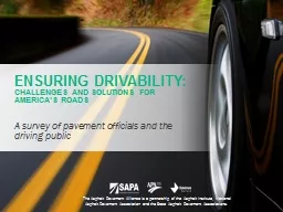 Ensuring drivability: