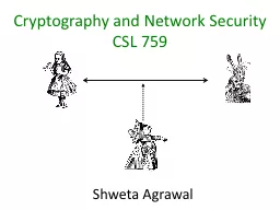 Cryptography and Network Security