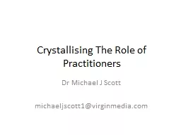Crystallising The Role of Practitioners