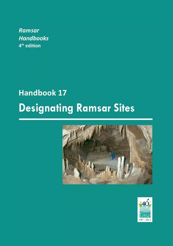 Designating Ramsar Sites