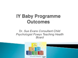 IY Baby Programme Outcomes