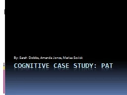Cognitive Case Study: Pat