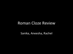 Roman Cloze Review