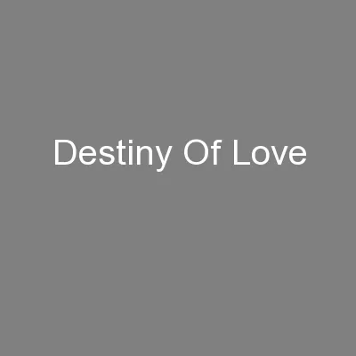 Destiny Of Love