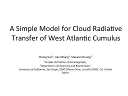 A Simple Model for Cloud